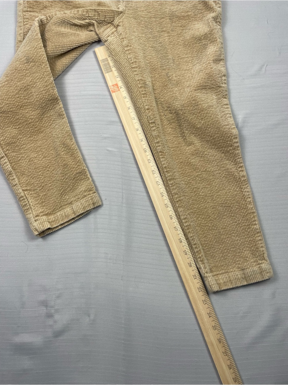 Native Youth Jersey Corduroy Jogger Pants - Taupe Brown (Shrunk to Kids 10/12) - Picture 5 of 9